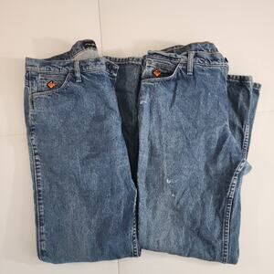 WRANGLER FR Women's Jeans size 15/16x34 FRW10BL  2 Pair Bundle
